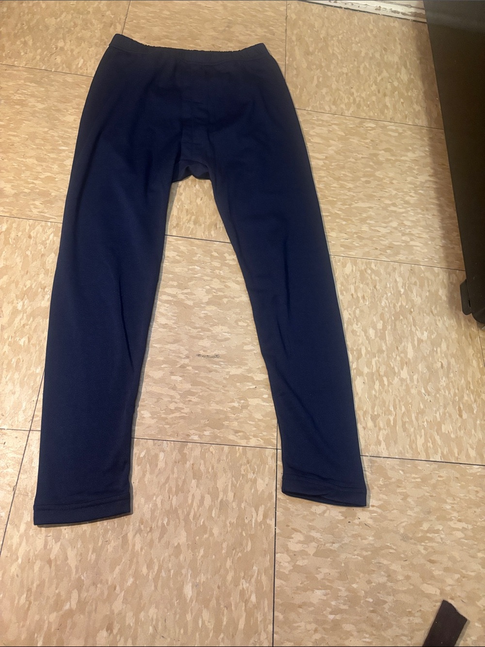Girls' Navy Active Stretch Leggings